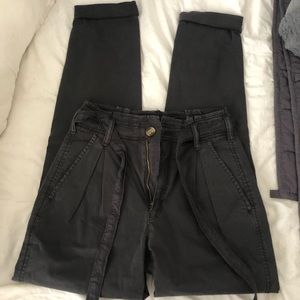 Size 0 x-long Aerie Paperbag High Wasted pant